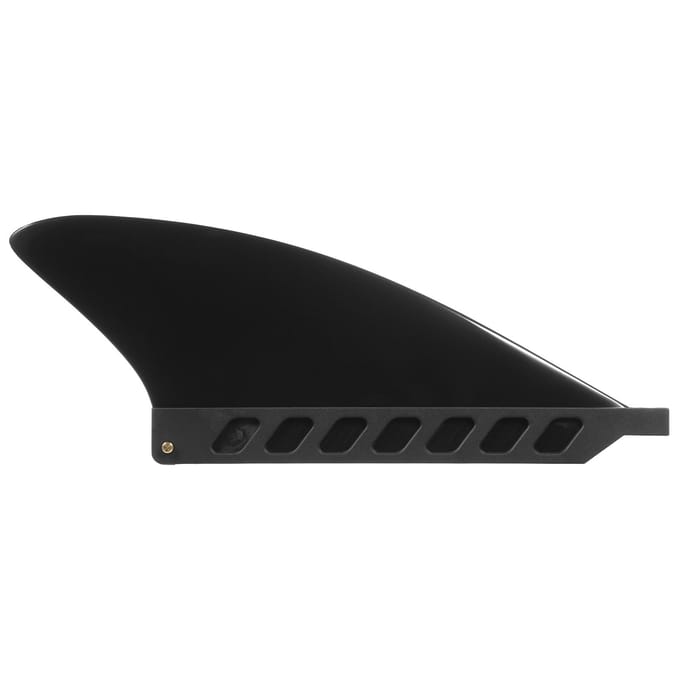 Aileron central souple d'aileron de planche de surf de 4.6 pouces/3 pouces pour le Longboard gonflable de planche à pagaie de SUP 3 noir