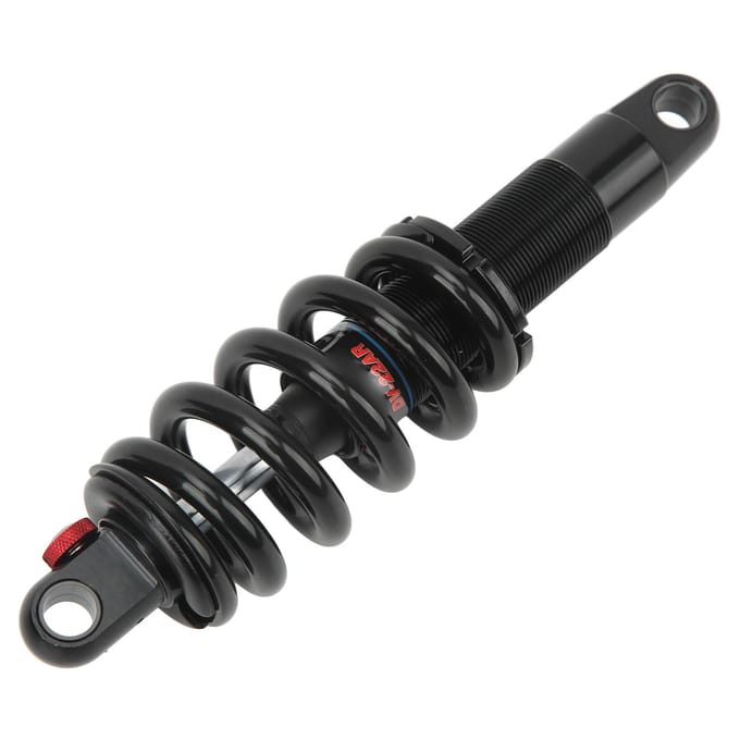 Fietsschokdemper Oliedruk Aluminiumlegering Stalen Spiraalveer Schok CNC Fietsaccessoire Voor gray