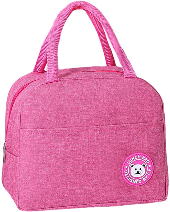 Isolerende Lunchbox Tas - Thermische Boodschappentas voor Werk/School - Waterdicht en Duurzaam - Roze - 1 stuk