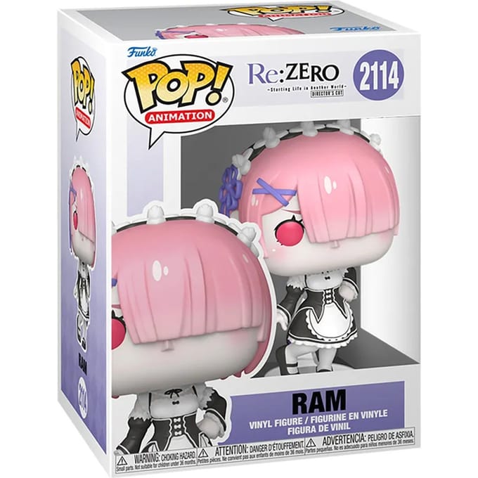 Funko Re:Zero POP! Animation Vinyl Figuur Ram 9 cm POP! Figuur