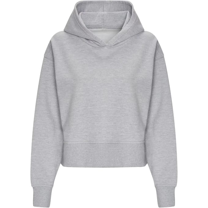 Just Hoods Women's Relaxed Hoodie JH305 - Heather Grey - M