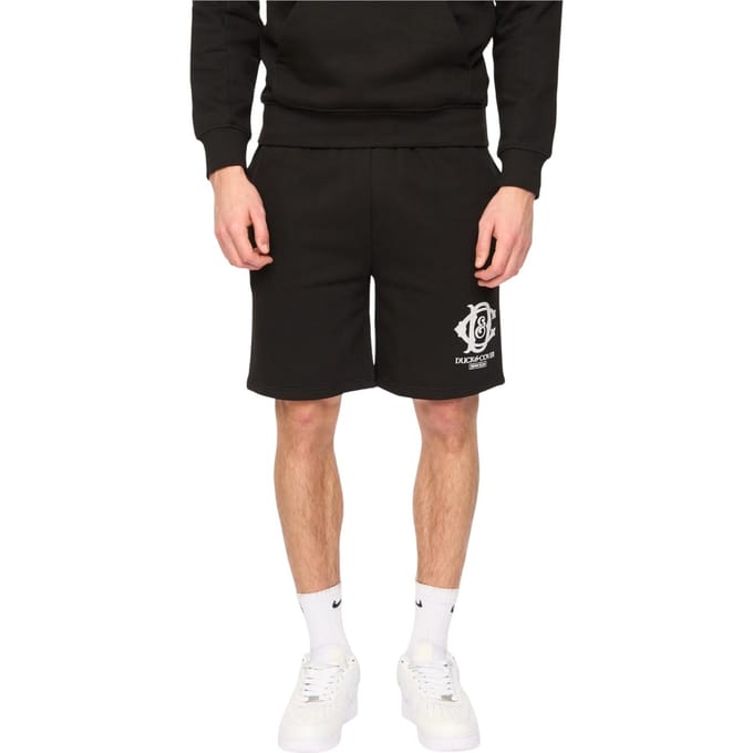 Duck and Cover Heren Randolph Shorts (Zwart)