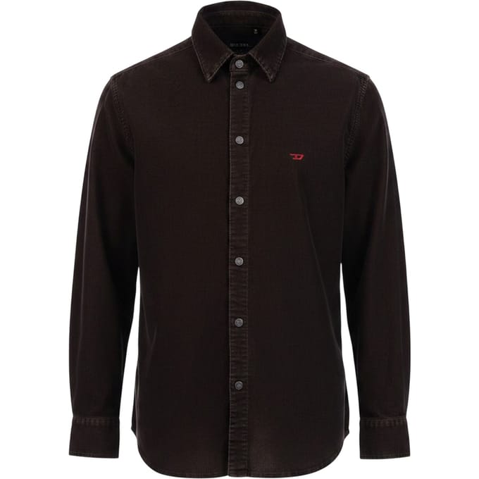 Diesel Overshirt voor heren, effen (Bruin)