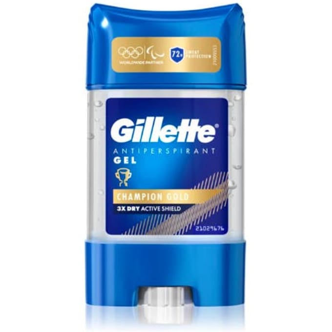 Gillette Antiperspirant Gel 70 ml - Champion Gold - Deodorant Heren