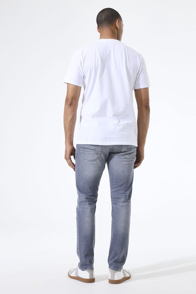GARCIA Russo Heren Tapered Fit Jeans Grijs