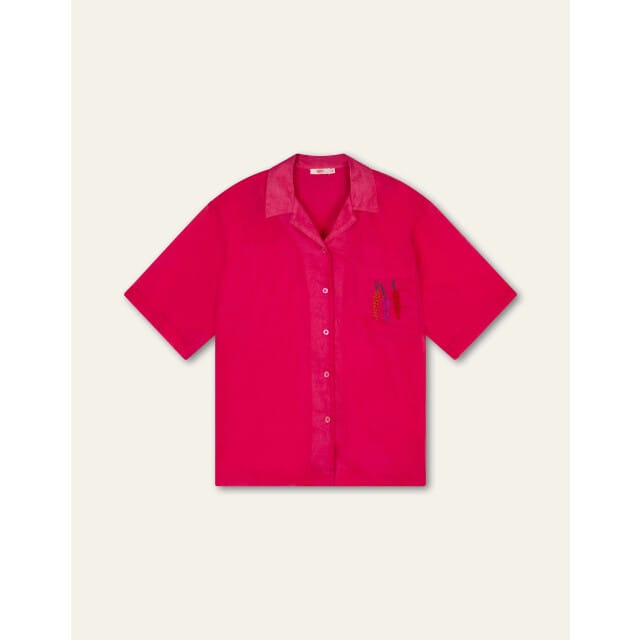 Oilily Bowling Blouse- maat38 Beetroot Paars