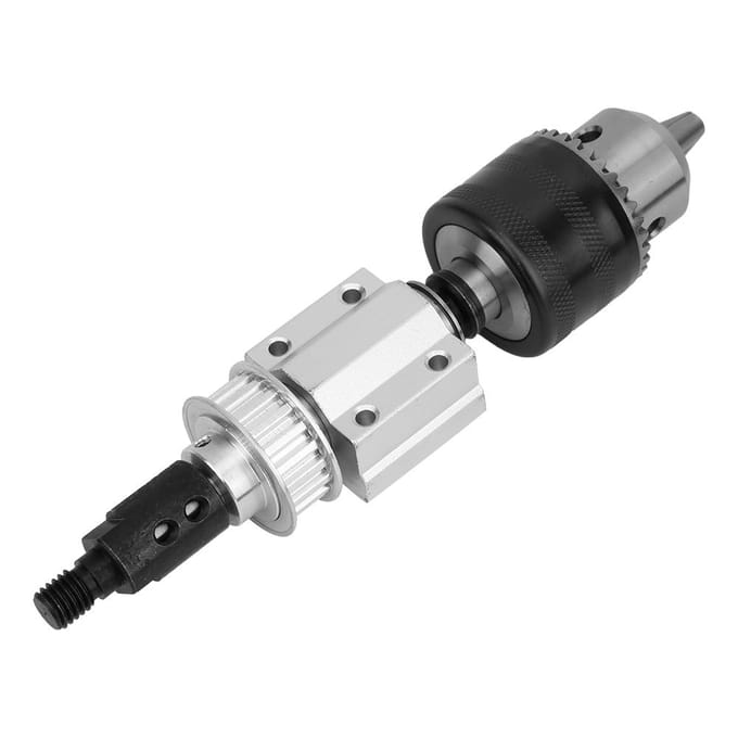 Tafelboormachine Niet-aangedreven Spindelmontage DIY Houtbewerking Snijaccessoire B16 Boorkop M10 Huls