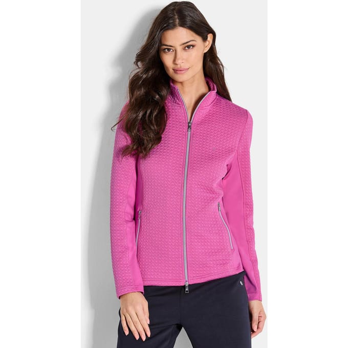 Sportief jack in getailleerd model - pink - Gr. 38 van Goldner Fashion