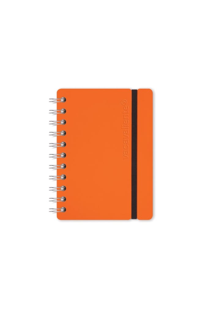 Vacavaliente - Notitieboek A6 - Gerecycled Leer - Oranje