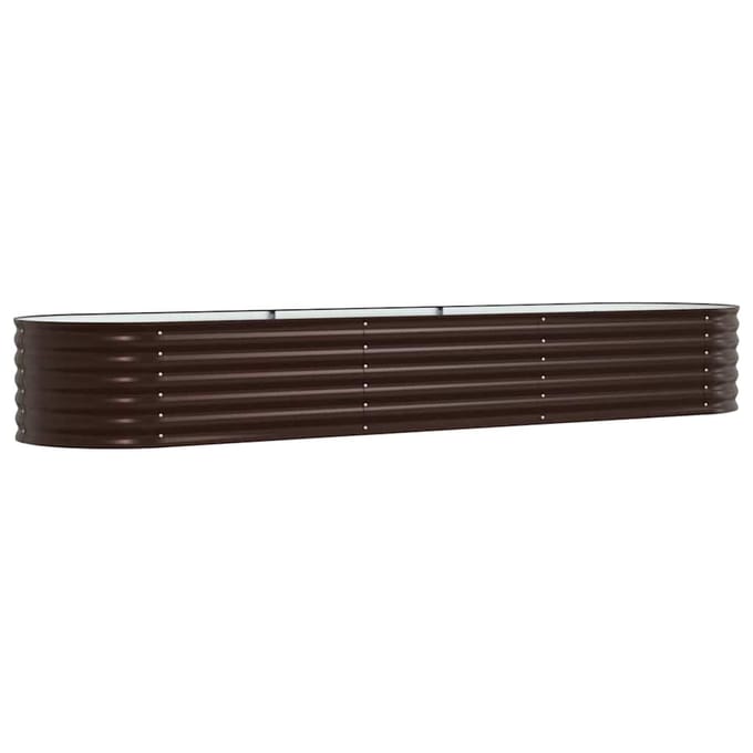 vidaXL - Verhoogd - bed - Bruin - 320 - x - 80 - x - 44 - cm - Staal