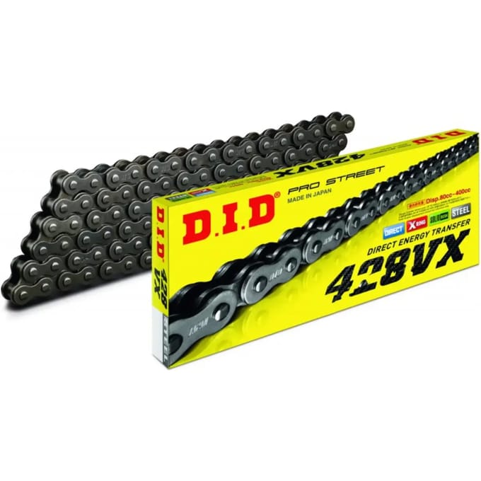 Motorfiets rolketting D.I.D 428Vx(B&B) X 116 Mail. Fj