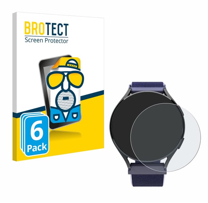 BROTECT - Screenprotector voor Patronus Notfalluhr (41.5 mm) - Folie Beschermfolie matte 6 Stuks
