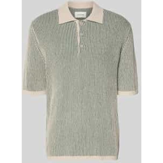 Slim fit poloshirt van katoenmix model 'Elwo'