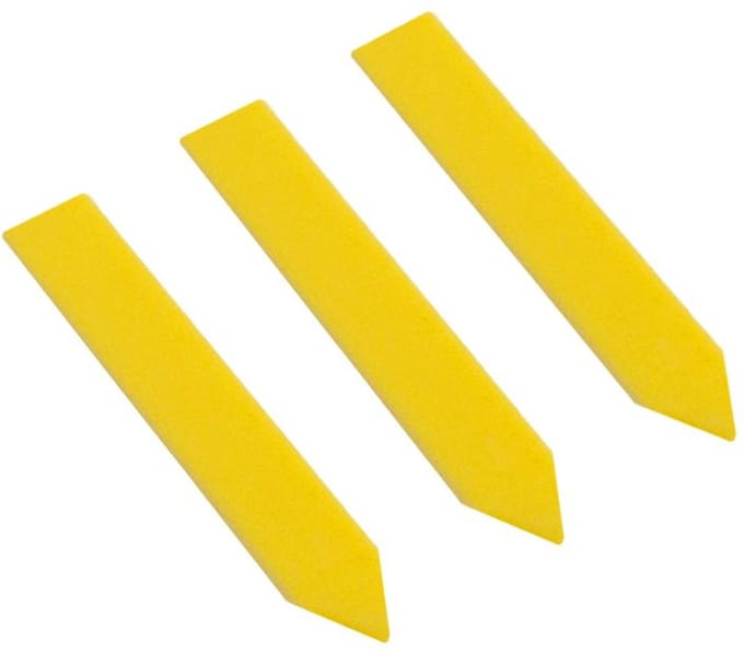 CombiCraft Dikke Steeketiketten 18 x 100 mm Geel - 100 stuks