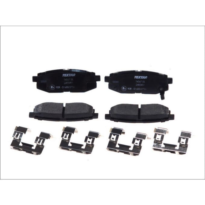 Remblokset TEXTAR 2485401, achter