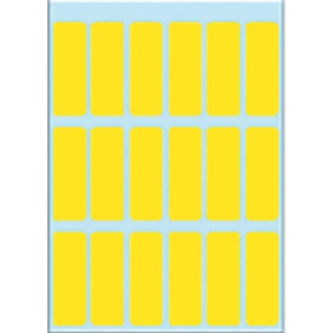 Etiket HERMA 3651 12x34mm geel 90 stuks