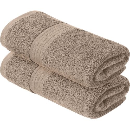 LIVARNO Handdoekenset 2-delig - 100 x 50 cm (Beige)