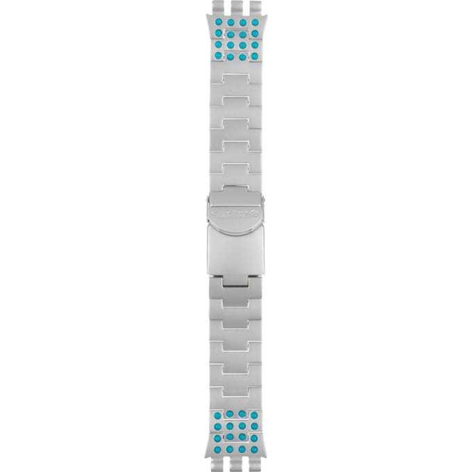 Swatch Mixed Materials - XLite Chrono - YY AYYS4007AG YYS4007AG 16 Dots Horlogeband