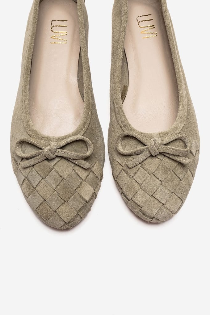 Nopos Leren Cap Toe Ballerina