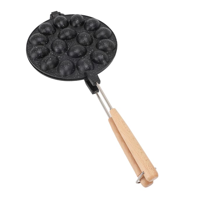 Koekjesvorm 16 Gaten Anti-aanbak Ovale Vorm Koekjesvorm Maker voor Thuis Bakkerij Stijl 1 black