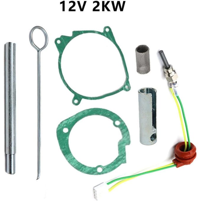 12V 2kw Gloeibougie met pakking reparatieset voor Webasto Eberspacher dieselverwarmingen gray