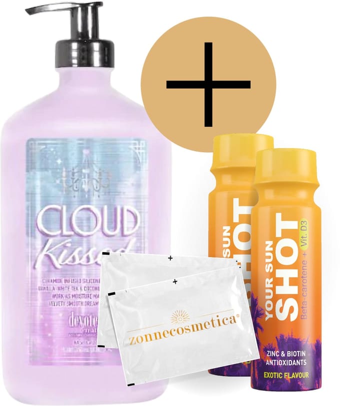 Devoted Creations - Cloud Kissed + 2 Your Sun Shots + 2 Verfrissingsdoekjes