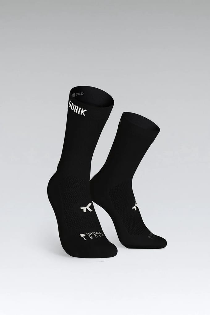 Gobik Fietssokken ICON Unisex Jasper Black Maat L (43-46)