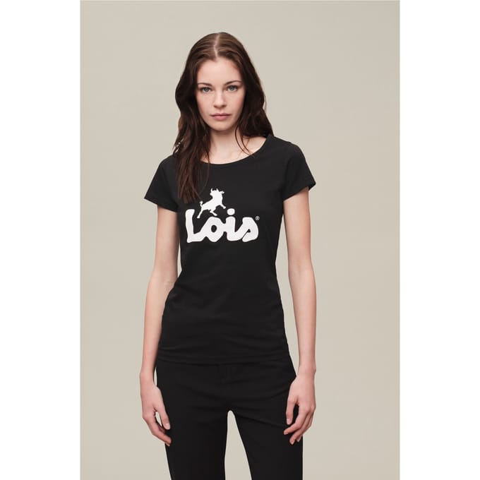 Lois Camiseta Black Taglia: S | Maglie Sportivi Outlet | Donna | Nero