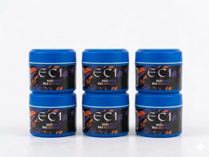 EC1 Matte Haarwax - Strong Hold - Haarpaste - Voordeelverpakking 6 x 150ml