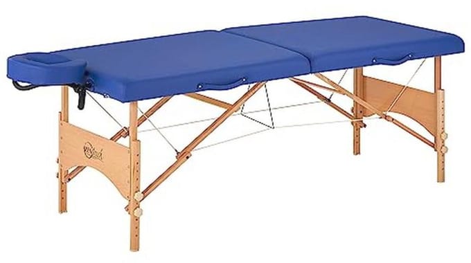 Inklapbare mobiele massagestoel, lichtgewicht therapiebank, 69 cm