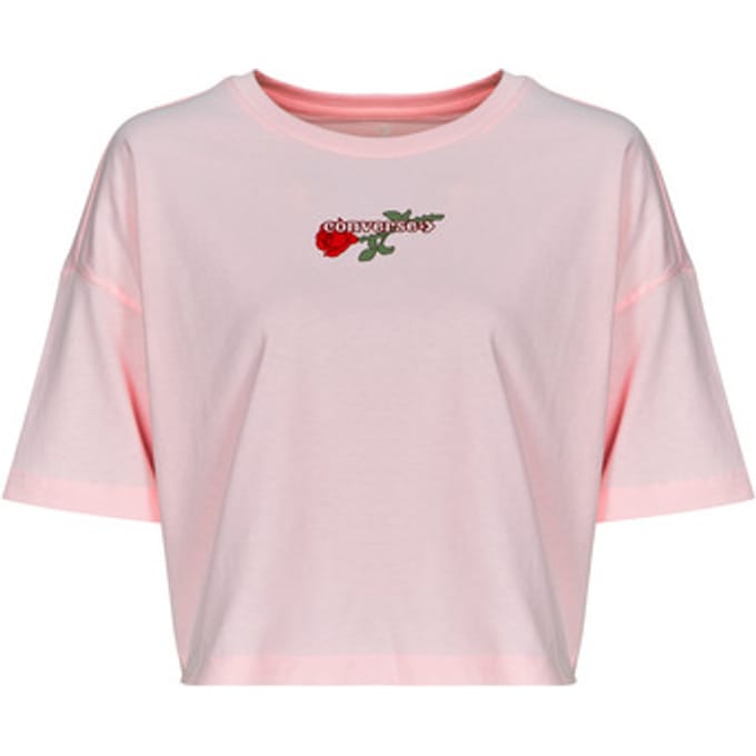 T-shirt Korte Mouw Converse TLMN VDAY CROP OS TEE