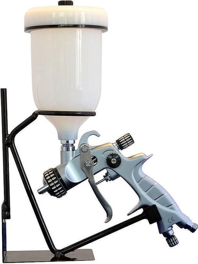 Spuitpistool - verfpistool - verfspuit - TH 101 AG - nozzle: 1.6 - mat anthraciet- spuiten van auto - scooter - camper