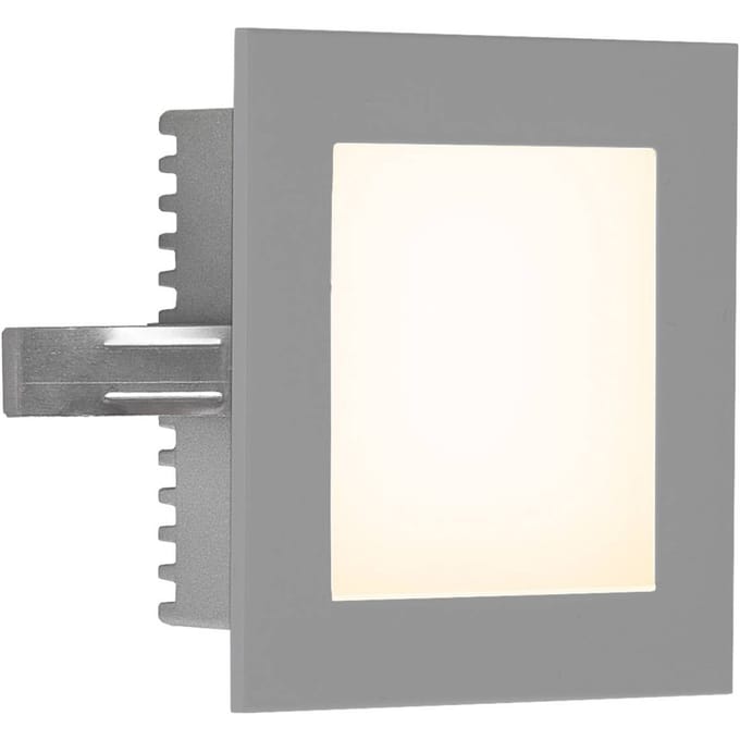 EVN P2180 LED wand inbouwlamp, 3.000 K, zilver