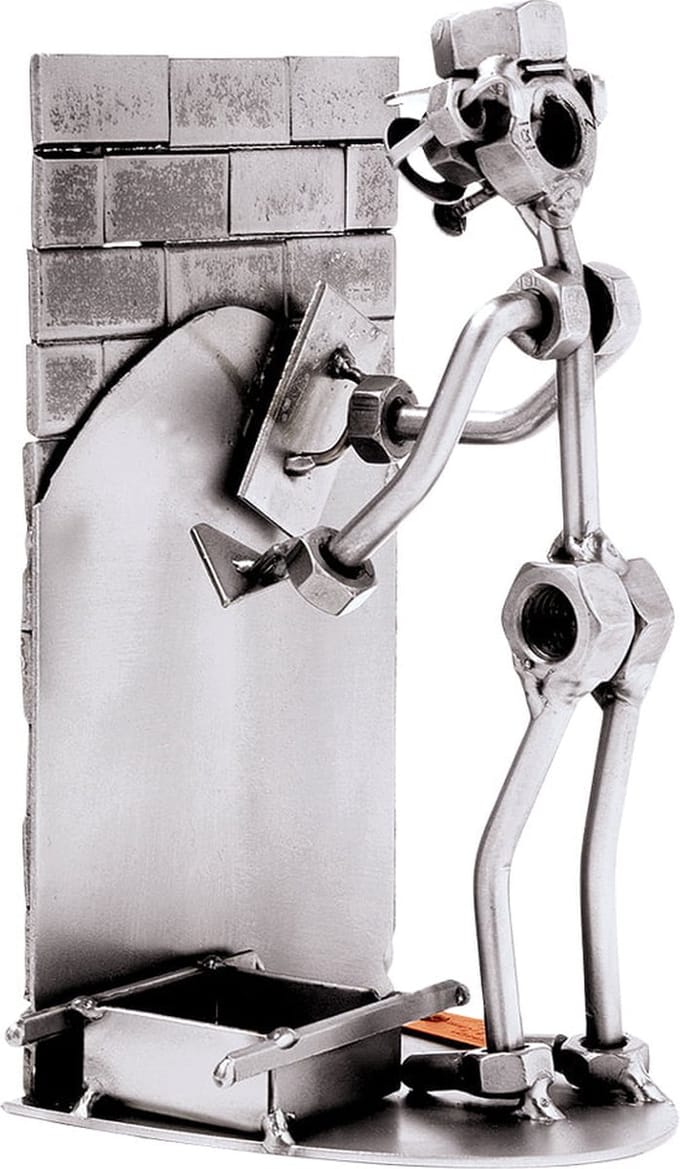 Hinz & Kunst smeedwerkfiguur beroepen "stukadoor"
