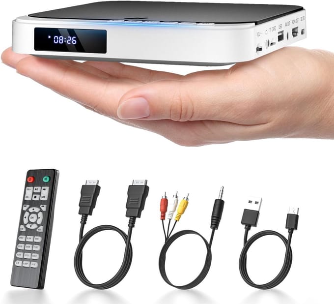 DailySupplies® DVD Speler met HDMI - Externe DVVD Speler - Wit