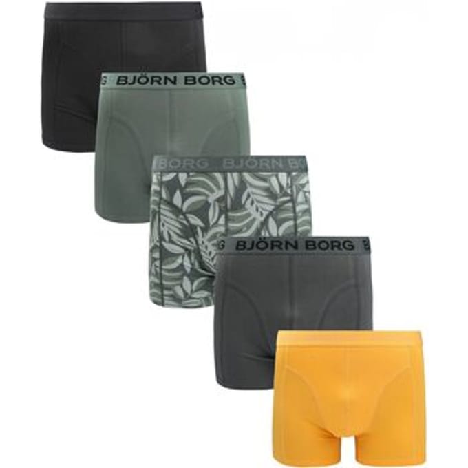 Bjorn Borg Boxers Cotton Stretch 5-Pack Multicolour - Maat XXL - Heren - Boxershorts