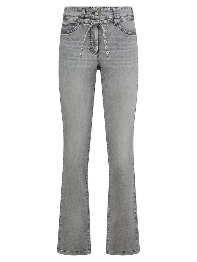 jeans in 5-pocketmodel rechte pijpen Van BASLER denim
