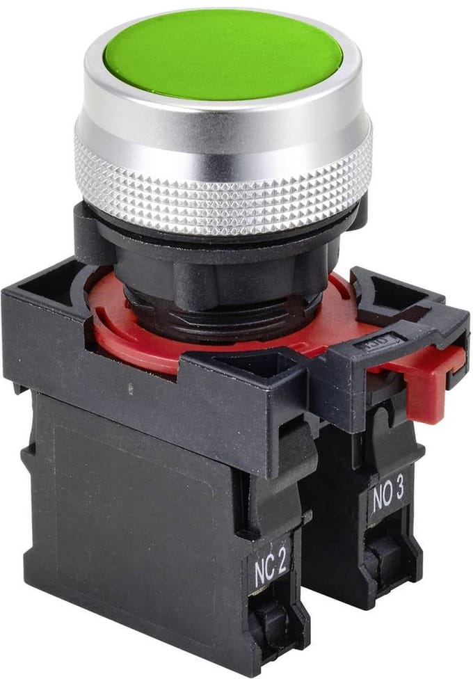 TRU COMPONENTS TC-10091032 Drukschakelaar 250 V/AC 5 A 1x aan/aan Continu IP40 1 stuk(s)