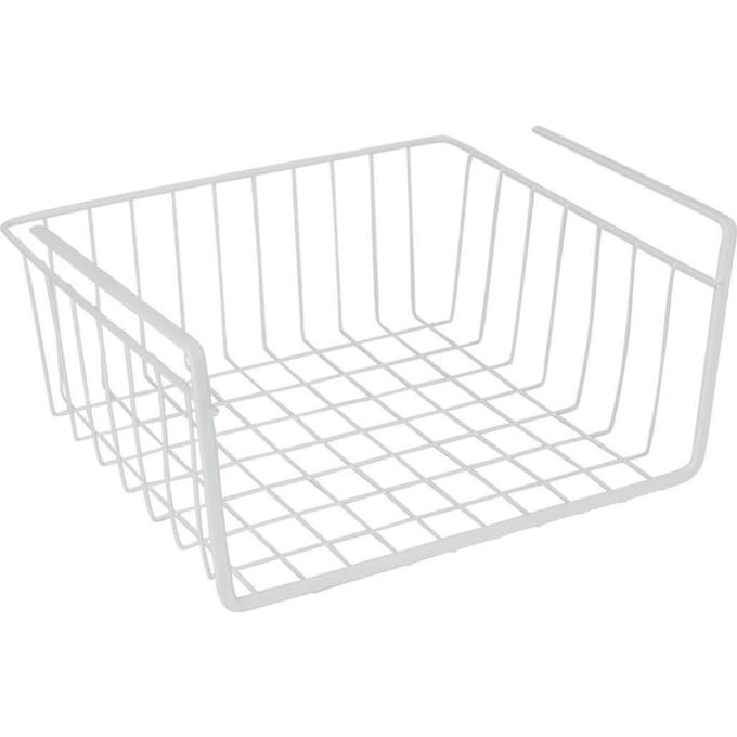 Metaltex - Kasthangmand Babatex - 30 cm - Hangmandje voor onder plank - Wit