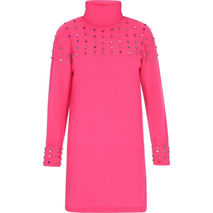 Faina Jurk Dames fuchsia