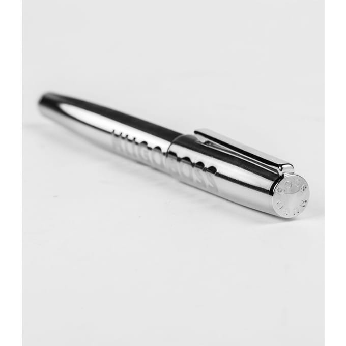 Hugo Boss - HSH2092B - vulpen - zilver - label
