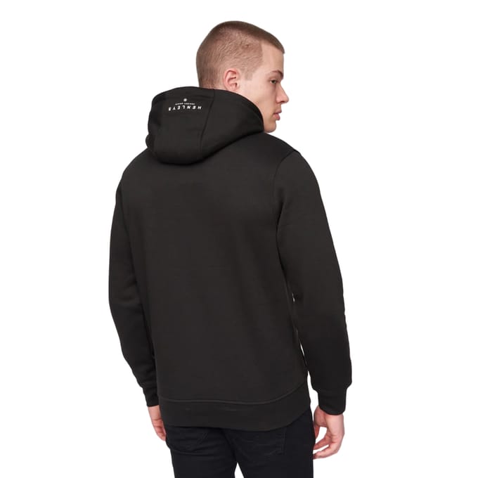 Henleys Heren Colhen Hoodie (Zwart)