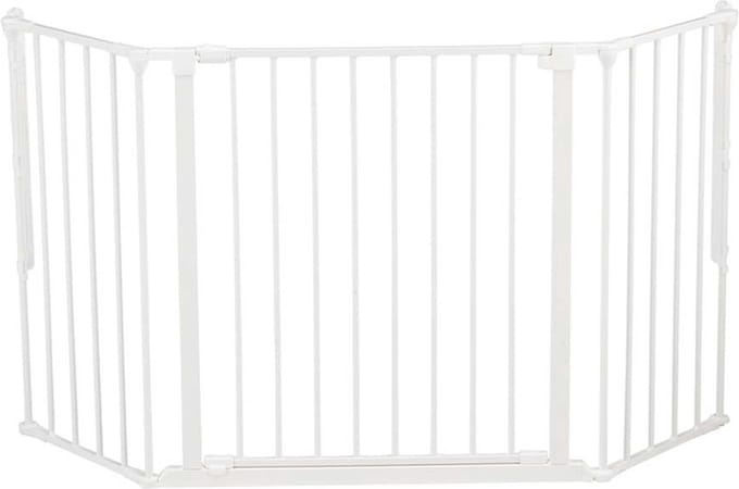 BabyDan Flex M Traphekje - Haardhekje - 90 -146 cm - Schroefbevestiging - Wit
