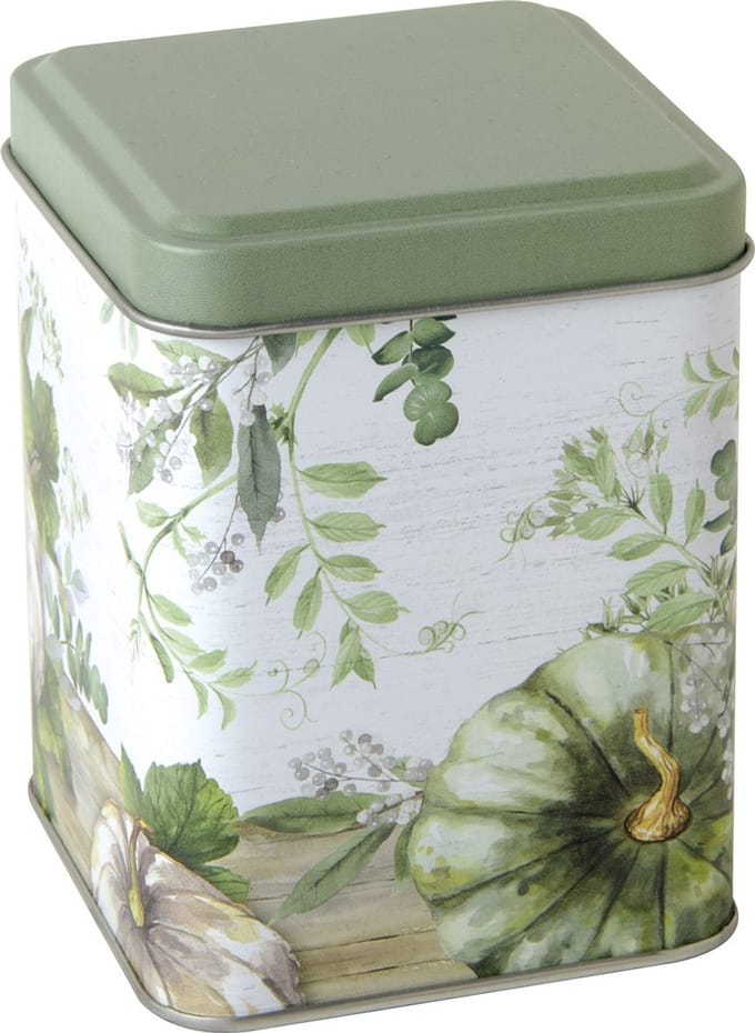Theeblik GROENE EN WITTE POMPOENROOM