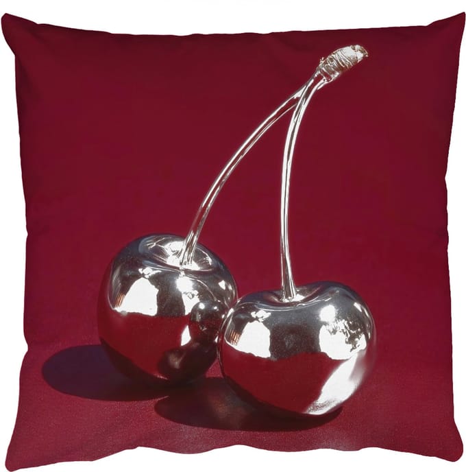Sierkussens - Kussentjes Woonkamer - 60x60 cm - Kersen - Glanzend - Bordeaux