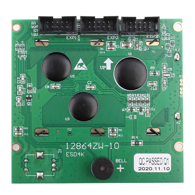 Vervangend LCD-scherm met 2 kabels voor Creality CR‑10S 3D-printer gray