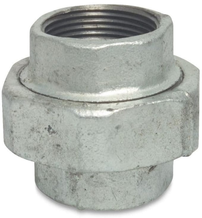 Tempergiet Fitting 2 Duims: Platte Tempergiet Verschroefing