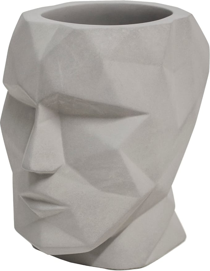 Balvi Pennenhouder The Head - Grijs - Cement