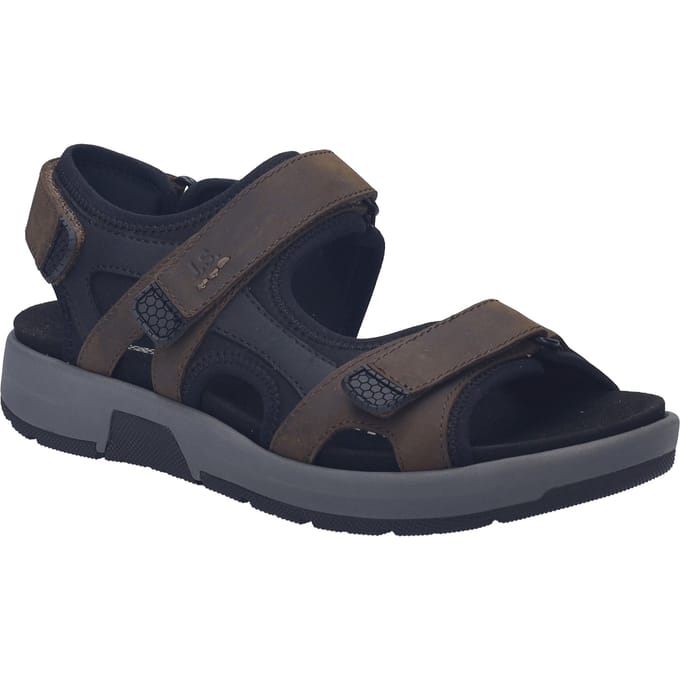 Josef Seibel - EMERIC 06 - Heren sandalen - Kleur: Bruin - Maat: 49