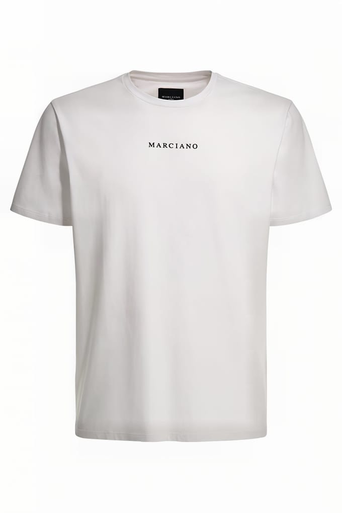 GUESS  Eco Tom Ss Cn T-shirt Sl Pure White Taglia: M | Magliette basic Outlet | Uomo | Bianco